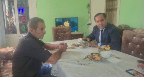 İsmayıllı rayonunda “Anım Günü” ilə əlaqədar olaraq şəhid ailələri ziyarət olunub