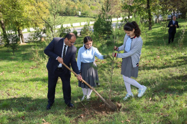 İsmayıllıda “Müstəqilliyimiz əbədidir” adlı aksiya və Uşaq Səfirləri Məclisinin görüşü keçirilib