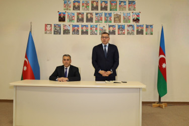 Ümumtəhsil müəsissə rəhbərləri ilə ideoloji maarifləndirmə konsepsiyasına əsasan görüş keçirilib