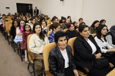 İsmayıllı rayonunun Basqal qəsəbəsində Ulu Öndər Heydər Əliyevin anadan olmasının 102 illiyinə həsr edilmiş tədbir keçirilib