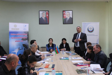 İsmayıllıda “Yeni Həyat” Humanitar və Sosial Dayaq İctimai Birliyinin Qeyri-Hökumət Təşkilatlarına Dövlət Dəstəyi Agentliyinin maliyyə dəstəyi ilə həyata keçirdiyi “Ataların qızlarına dəstəkçi münasibətlərinin sağlam ailədəki rolu” adlı  layihə çərçivəsində seminar  təşkil olunub