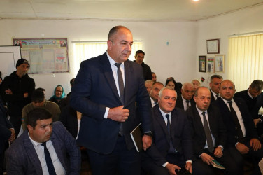 Vətəndaşlarla növbəti səyyar qəbul  rayonun Namazgah kəndində keçirilib