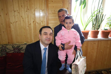 Şəhid ailələri ziyarət olunub