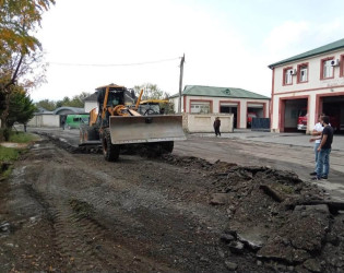 İsmayıllıda yol infrastrukturu yenilənir
