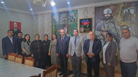 İsmayıllı rayonunda “Anım Günü” ilə əlaqədar olaraq şəhid ailələri ziyarət olunub