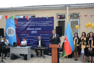 İsmayıllı Dövlət Humanitar və Texnologiya Kollecində təntənəli məzun günü keçirilib