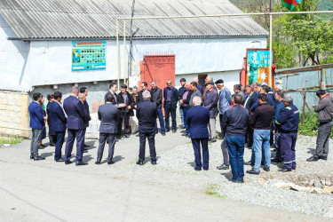 İsmayıllı rayonunun daha bir kəndi mavi yanacaqla təmin olunub