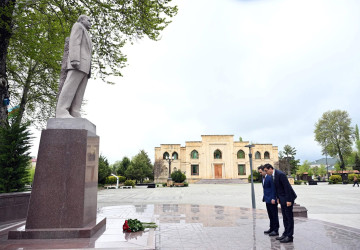 Azərbaycan Respublikasının gənclər və idman naziri Fərid Qayıbov İsmayıllıda Ağsu və İsmayıllı rayon sakinlərini qəbul edib