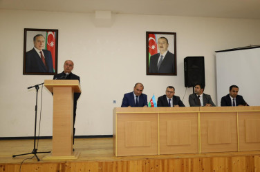 İsmayıllı rayonunun Lahıc qəsəbəsində Ulu Öndər Heydər Əliyevin anadan olmasının 102 illiyinə həsr edilmiş tədbir keçirilib