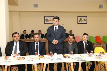 “2 Fevral-Azərbaycan Gəncləri Günü” münasibətilə “Təhsildə gənclik enerjisi” adlı gənc müəllimlərlə görüş keçirilib