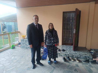 Şəhid ailələri ziyarət olunub