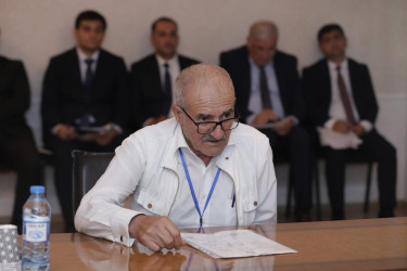 Azərbaycan Respublikasının əmək və əhalinin sosial müdafiəsi naziri Anar Əliyev İsmayıllı rayonunda İsmayıllı və Şamaxı rayonlarının sakinlərini qəbul edib