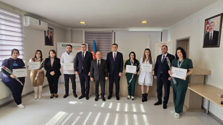 Gənclər günü münasibətilə İsmayıllıda səhiyyə sahəsində çalışan gənclərlə görüş keçirilib