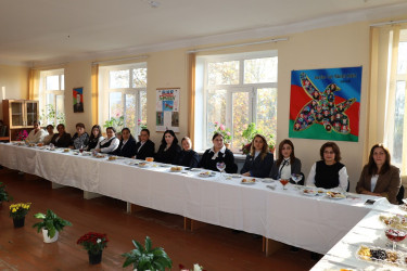 İsmayıllı şəhər Ağahüseyn Aslanov adına 2 nömrəli tam orta məktəbin kollektivi ilə görüş keçirilib