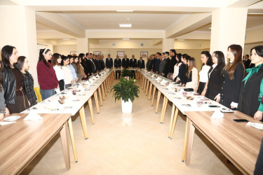 “2 Fevral-Azərbaycan Gəncləri Günü” münasibətilə “Təhsildə gənclik enerjisi” adlı gənc müəllimlərlə görüş keçirilib