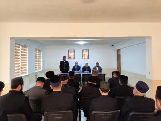 İsmayıllı şəhərinin “Cümə” məscidində “Ramazan-sülh, yardımlaşma və həmrəylik ayı” mövzusunda tədbir keçirilib