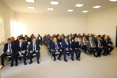 Vətəndaşlarla növbəti səyyar qəbul Gəraybəyli kəndində keçirilib