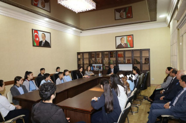İsmayıllıda “Müstəqilliyimiz əbədidir” adlı aksiya və Uşaq Səfirləri Məclisinin görüşü keçirilib