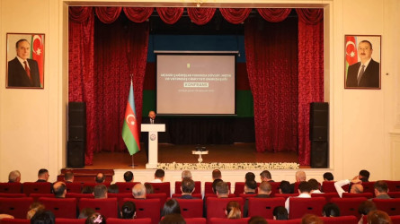 İsmayıllıda “Müasir çağırışlar fonunda dövlət, media və vətəndaş cəmiyyəti əməkdaşlığı” mövzusunda konfrans keçirilib