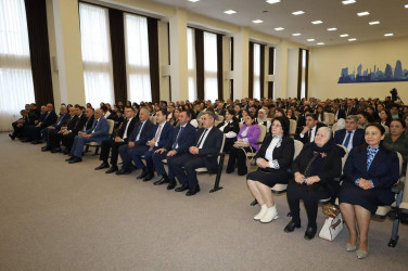 İsmayıllıda 5 Oktyabr – Beynəlxalq Müəllimlər Gününə həsr olunmuş tədbir keçirilib