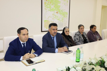 Xocalı soyqırımının 34-cü ildönümü ilə əlaqədar İsmayıllı rayonunda məskunlaşmış Xocalı sakinləri ilə görüş keçirilib