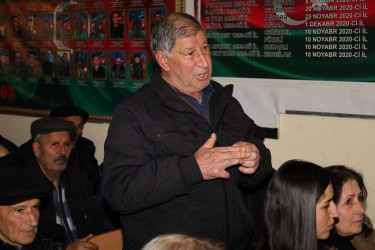 Vətəndaşlarla növbəti səyyar qəbul Xankəndi kəndində keçirilib