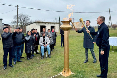 Ruşan kəndinə mavi yanacaq verildi