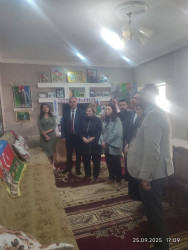 İsmayıllı rayonunda “Anım Günü” ilə əlaqədar olaraq şəhid ailələri ziyarət olunub