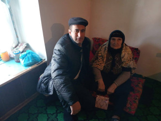 Şəhid ailələri ziyarət olunub