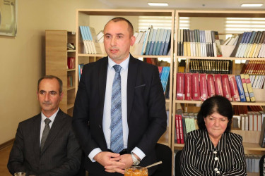 İsmayıllı şəhər 6 saylı tam orta məktəbinin kollektivi ilə görüş keçirilib