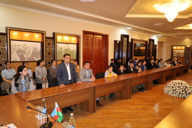 İsmayıllıda “Şəhərsalma və Memarlıq İli” çərçivəsində “18 aprel – Beynəlxalq Abidələr və Tarixi Yerlər Günü” münasibətilə İsmayıllı rayon Uşaq Səfirləri Məclisinin nümayəndələri görüş keçirildi