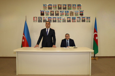 Ümumtəhsil müəsissə rəhbərləri ilə ideoloji maarifləndirmə konsepsiyasına əsasan görüş keçirilib