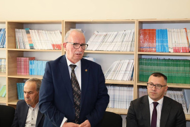 İsmayıllı şəhər 6 saylı tam orta məktəbinin kollektivi ilə görüş keçirilib