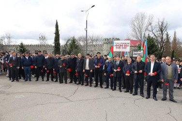 İsmayıllıda 31 Mart – Azərbaycanlıların Soyqırımı qurbanlarının xatirəsi dərin ehtiramla yad edilib