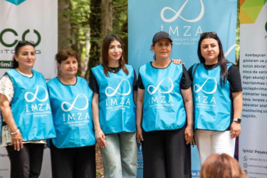 “Ekoloji Dostluq Layihəsi” çərçivəsində İsmayıllının Buynuz kəndində ekoloji düşərgə keçirilib