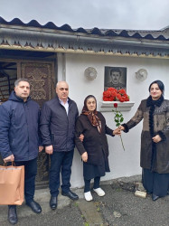Şəhid ailələri ziyarət olunub