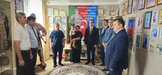 İsmayıllı rayonunda “Anım Günü” ilə əlaqədar olaraq şəhid ailələri ziyarət olunub
