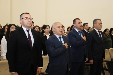 İsmayıllıda 5 Oktyabr – Beynəlxalq Müəllimlər Gününə həsr olunmuş tədbir keçirilib